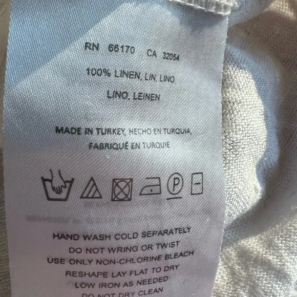 Anthropologie Pure Good Linen T-shirt - Picture 5 of 7